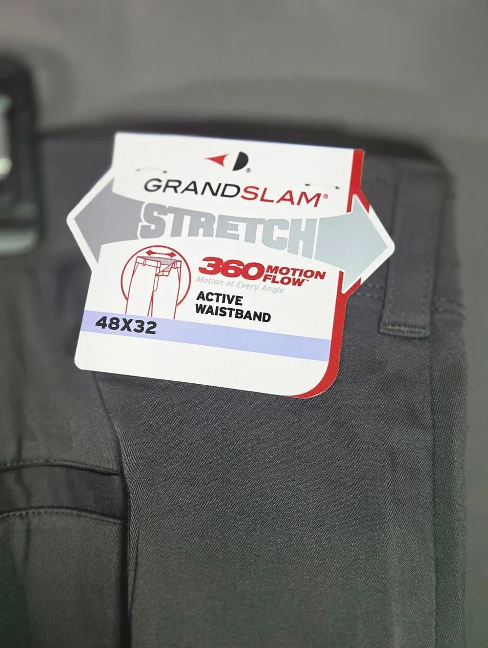 Men's Grand Slam Big And Tall Slacks NWT grey Pant